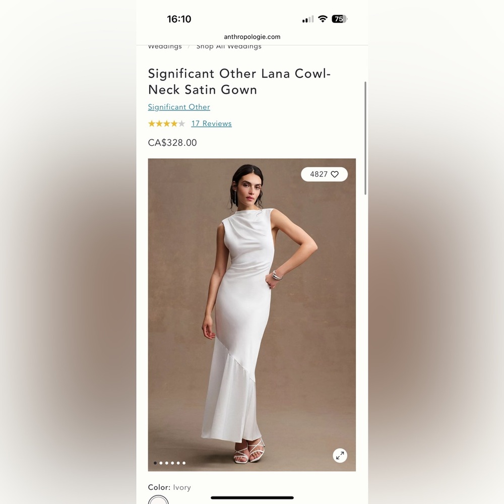 Anthropology Significant Other Lana Dress